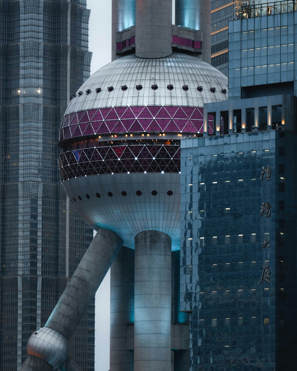 a very tall building with a dome on top of it