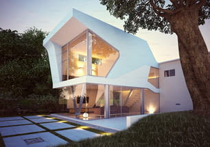 3D Render of Building Exterior