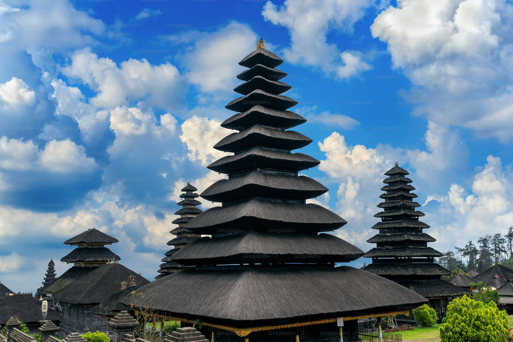 Tempio di Besakih a Bali, Indonesia.