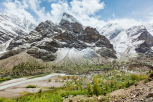 Himalayas mountains in Lahaul Valley, Himachal Pradesh