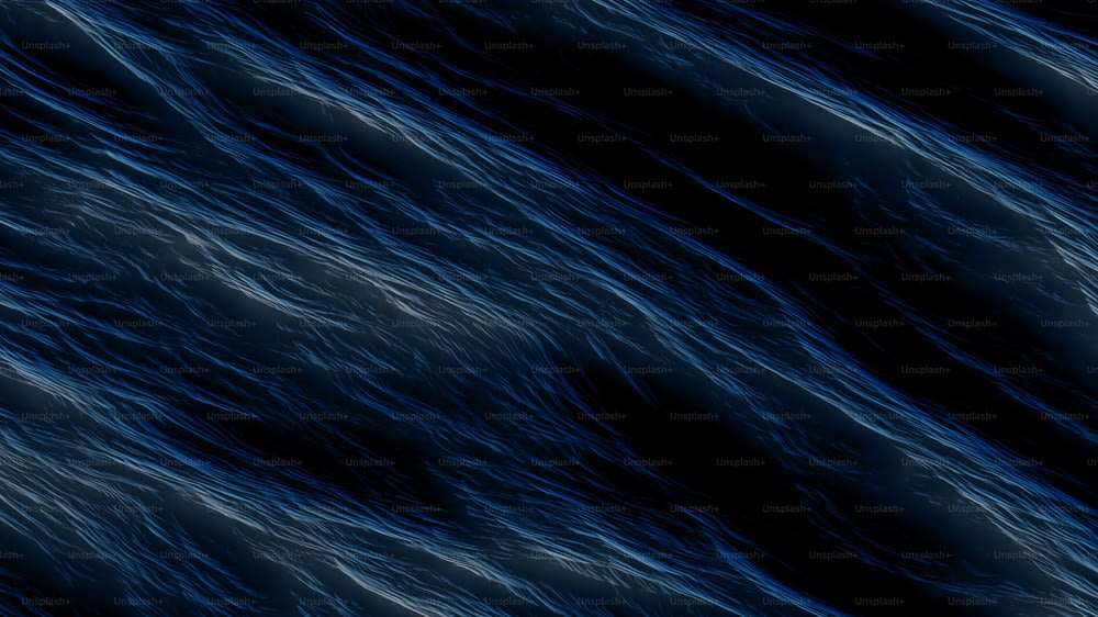 黒と青の背景に波線