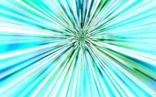 a blue and green abstract background with a white center