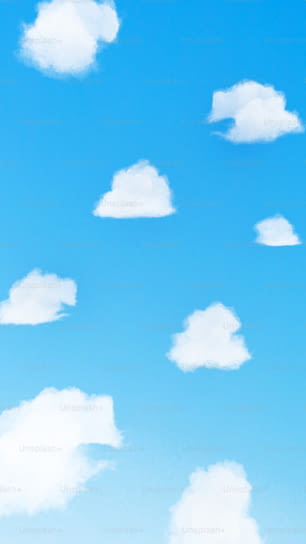 a group of white clouds in a blue sky