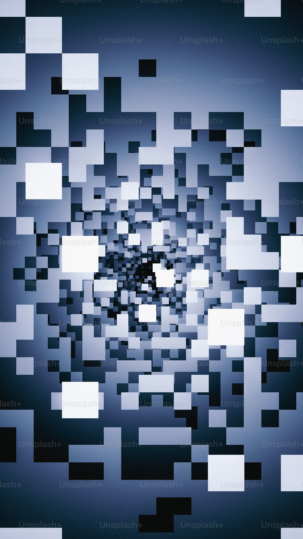 ein Schwarz-Weiß-Foto eines kreisförmigen Objekts