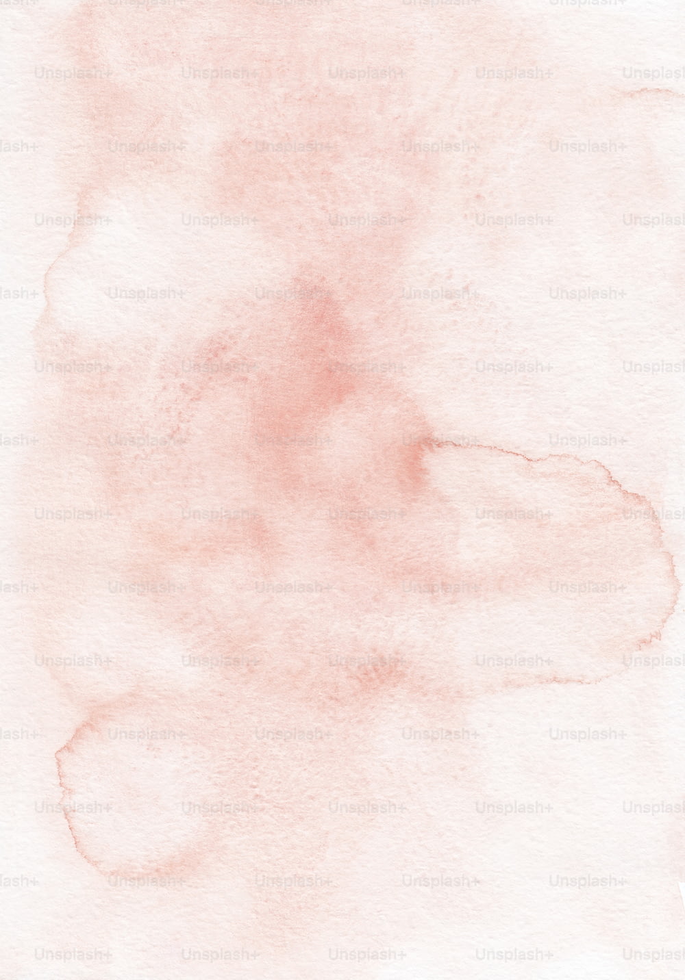 분홍색 구름의 수채화 그림