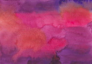 an abstract painting of pink and purple colors
