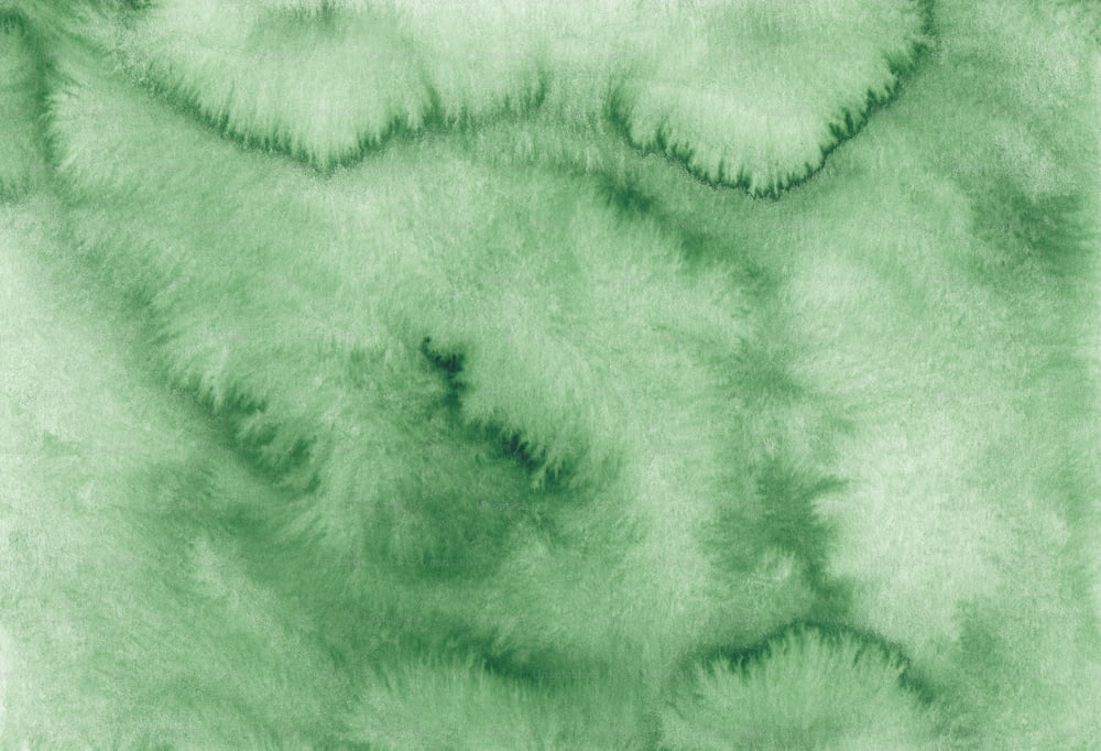緑と白の背景の接写