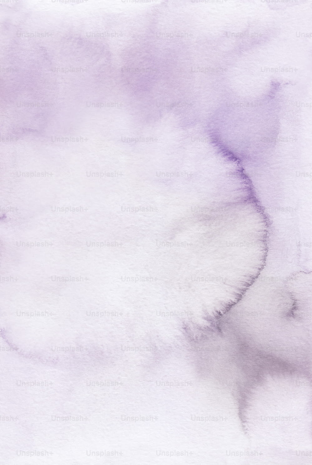 a watercolor painting of a white and purple background