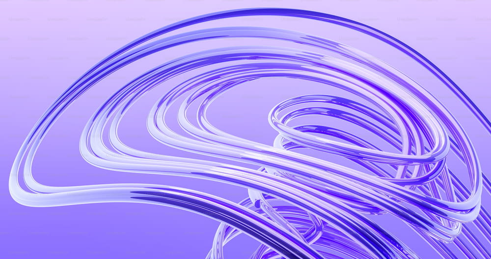 a purple background with a bunch of lines