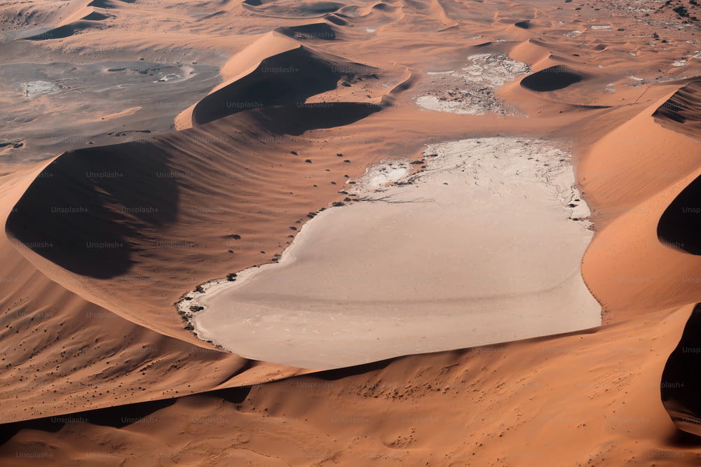砂のある砂漠の風景