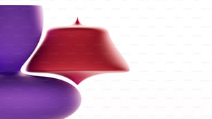 赤いろう��そくと紫と赤の花瓶
