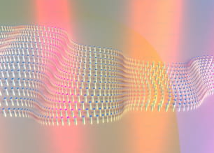 a computer generated image of a wave of light