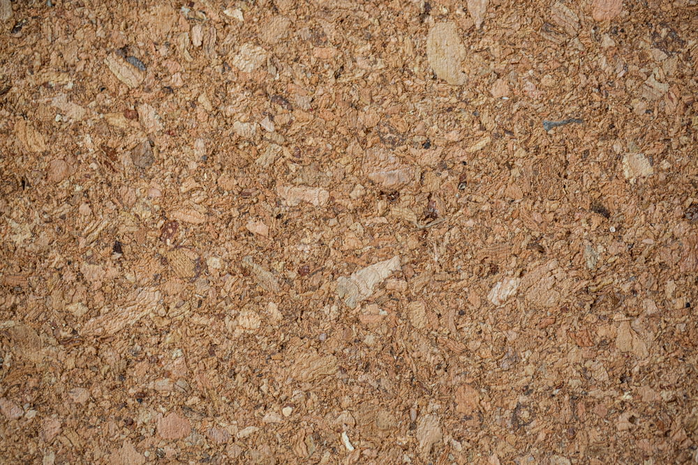 a close up of a cork textured surface