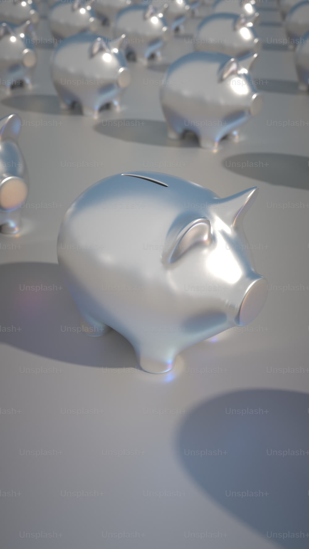 a piggy bank sitting on top of a table