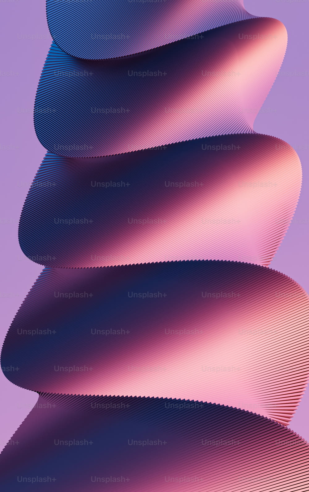 a purple and pink background with curved lines
