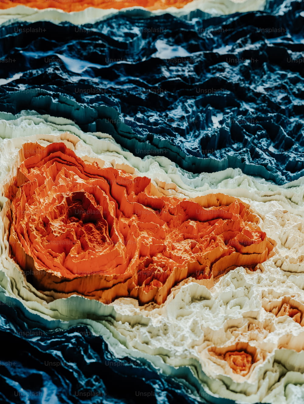 um close up de um pedaço de pano na água