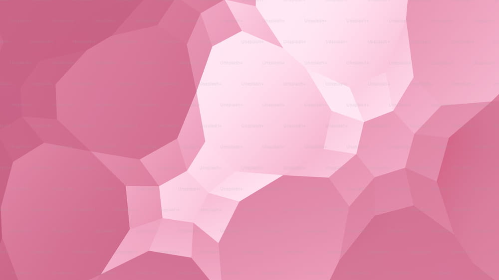 a pink abstract background with low poly shapes