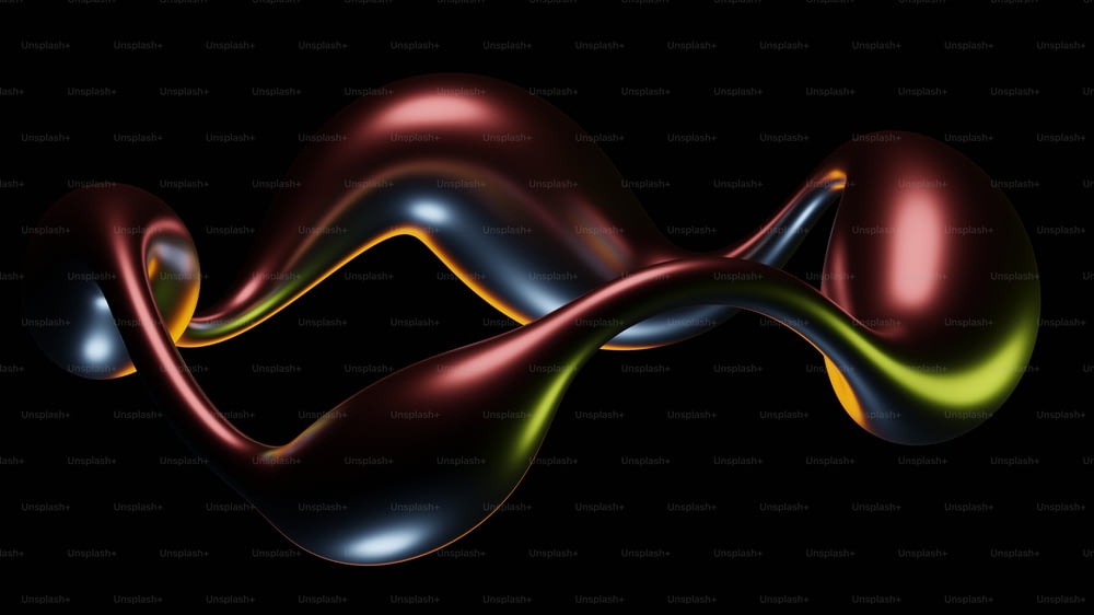 ein computergeneriertes Bild einer abstrakten Welle