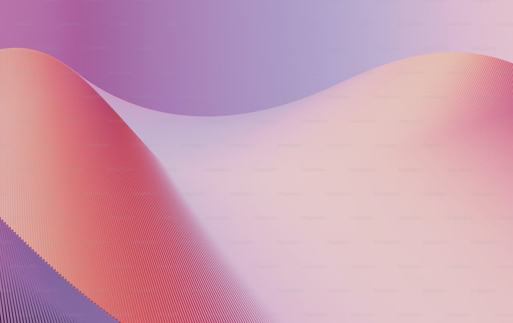 a pink and purple abstract background with wavy lines