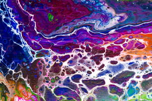 an abstract painting of a multicolored background