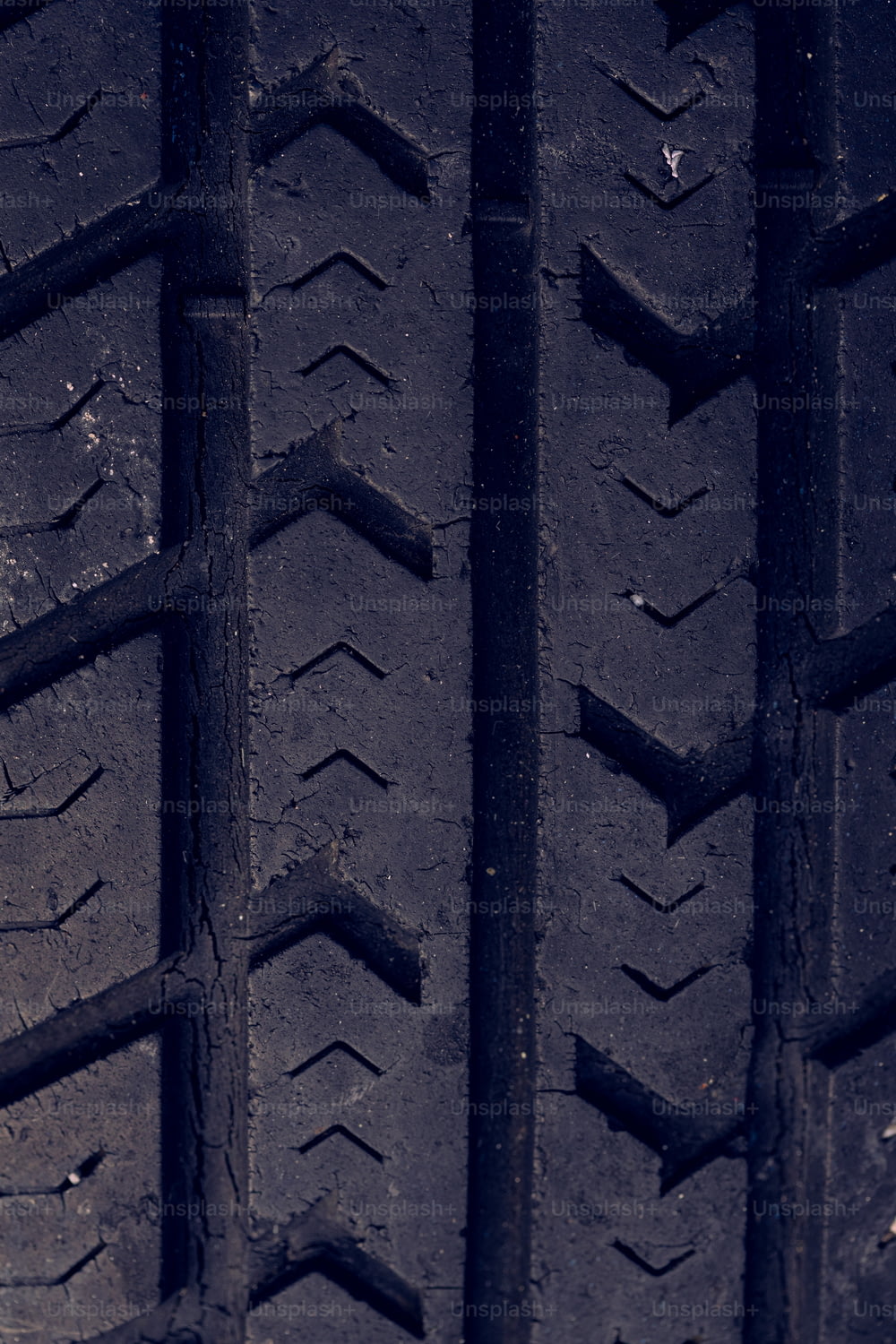 a close up of a tire on a car
