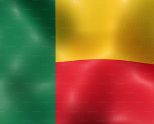 La bandiera del paese della Guinea