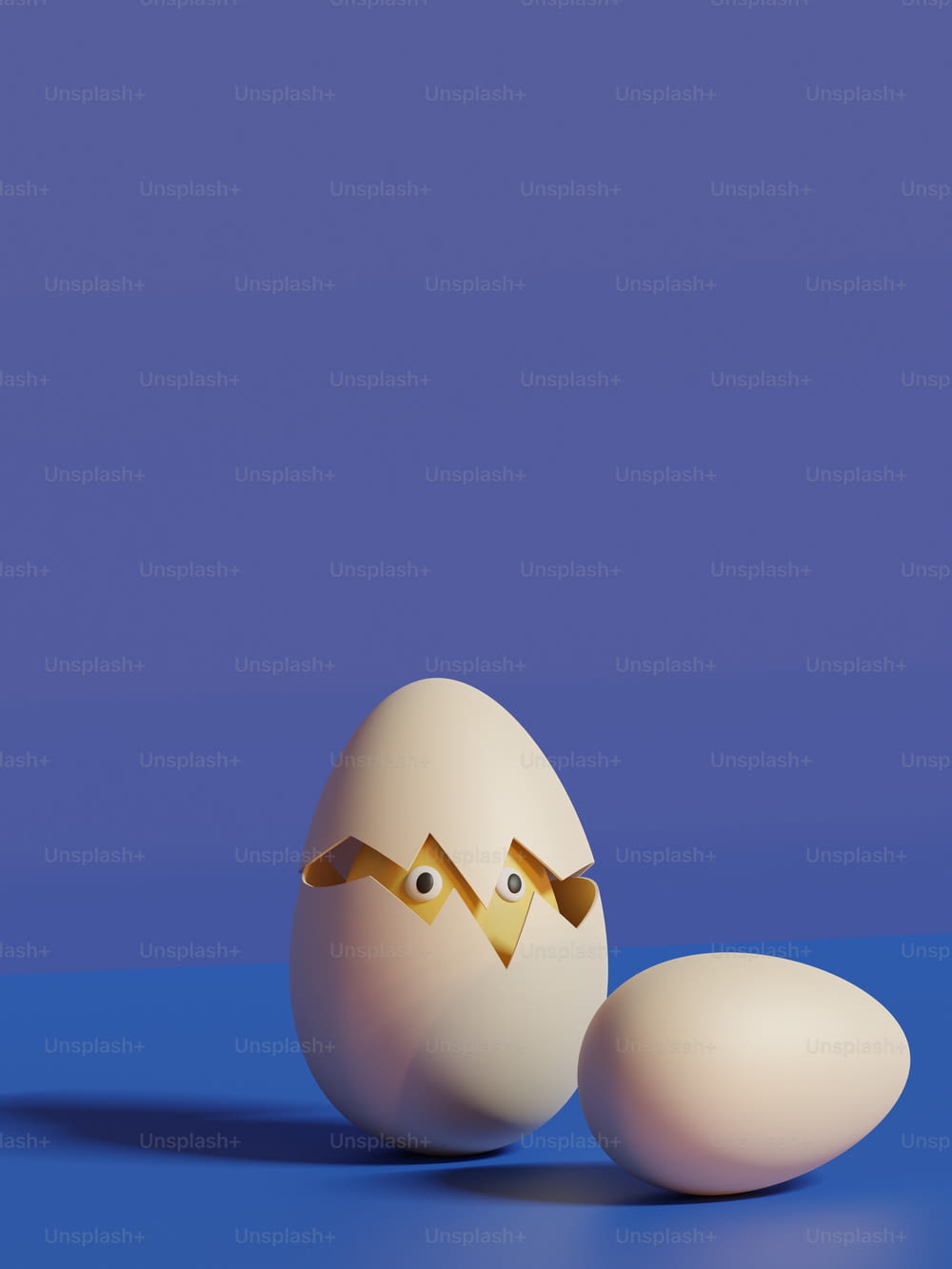 un uovo con una faccia disegnata su di esso