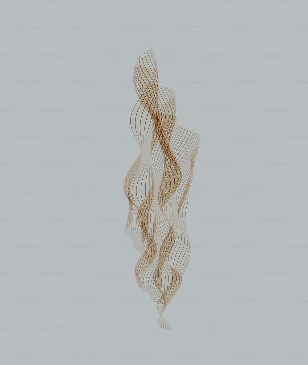 a drawing of a wave on a gray background