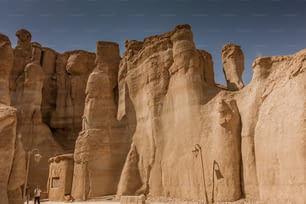 The results of erosion - spectacular sandstone figures