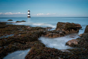 A photo of Penmon Lighthouse in Wales, UK