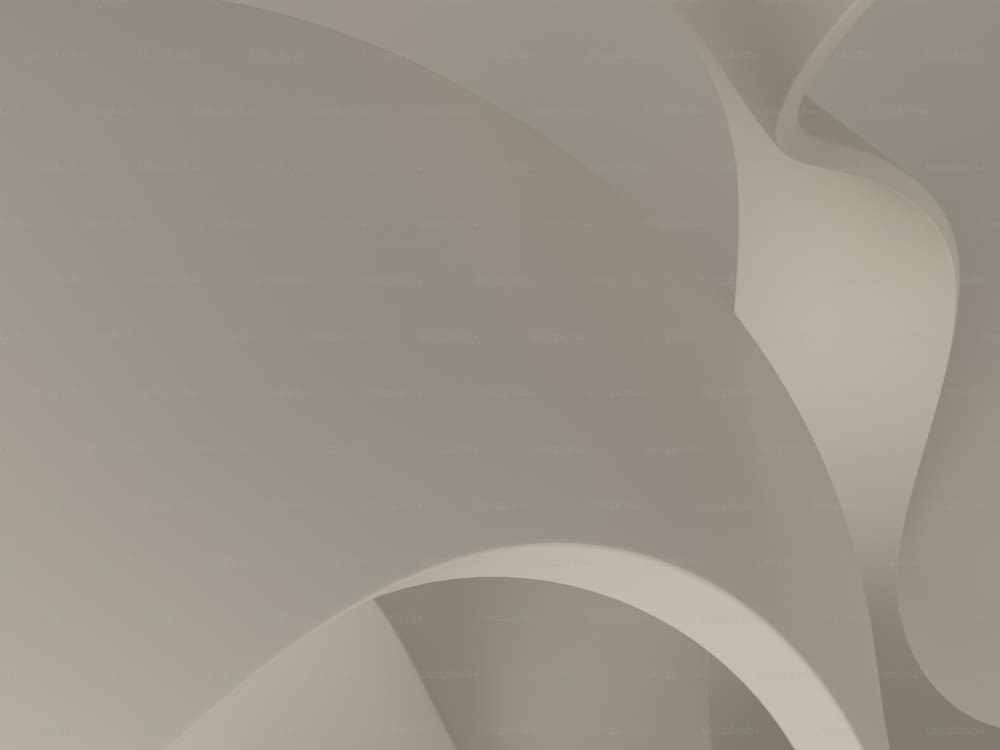 un fondo abstracto blanco con curvas curvas