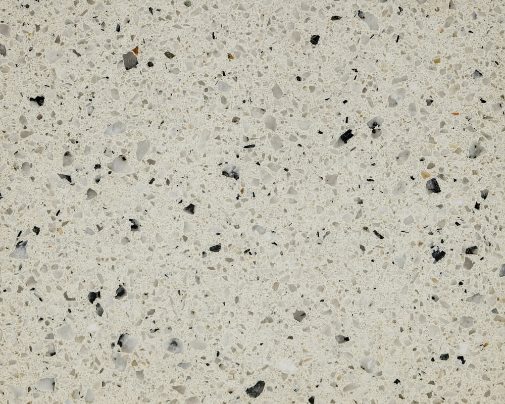 a close up of a white and black speckled surface