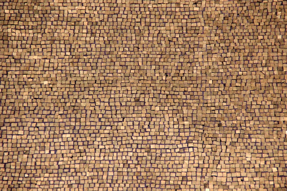brown brick block wallpaper